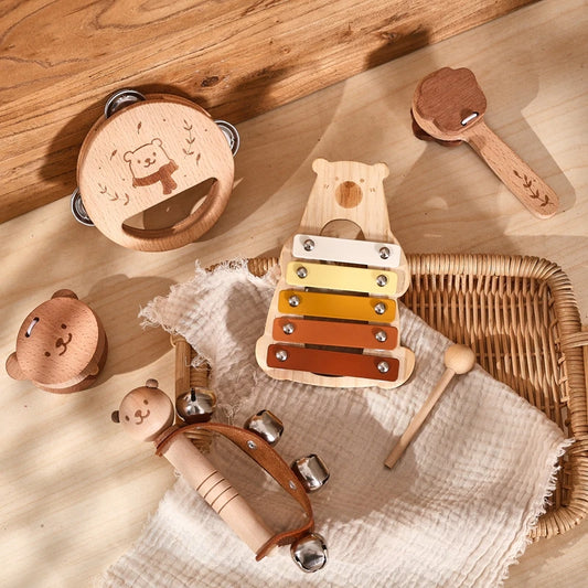 Kids Wooden Musical Instruments