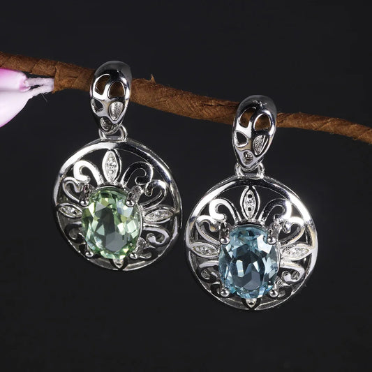 Natural Topaz Pendants