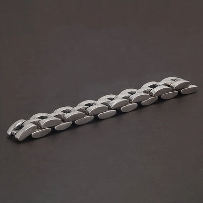 18cm 925 Sterling Silver Separated Oyster Bracelet