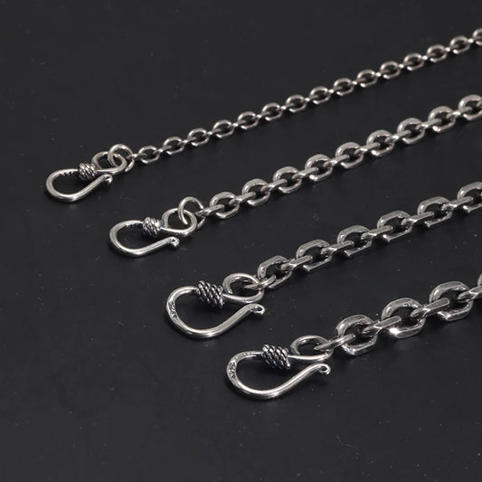 45cm Sterling Silver Viking Link Chain