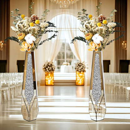 Tall Glass Floor Vases
