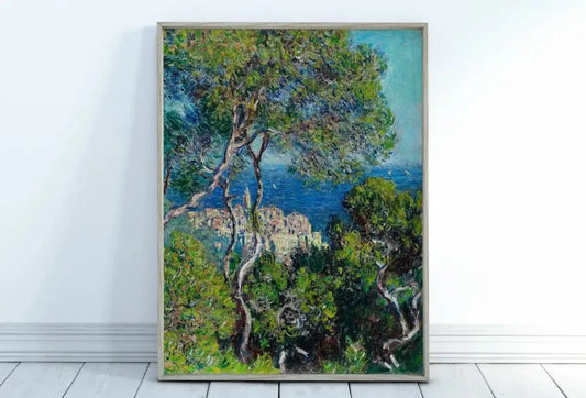 Bordighera - Claude Monet Abstract Art Print