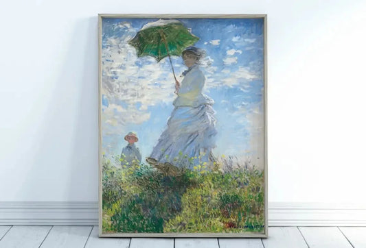 Madame Monet and Her Son - Claude Monet Abstract Art Print