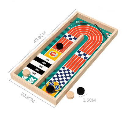 Wooden Sling Shot Curling Board