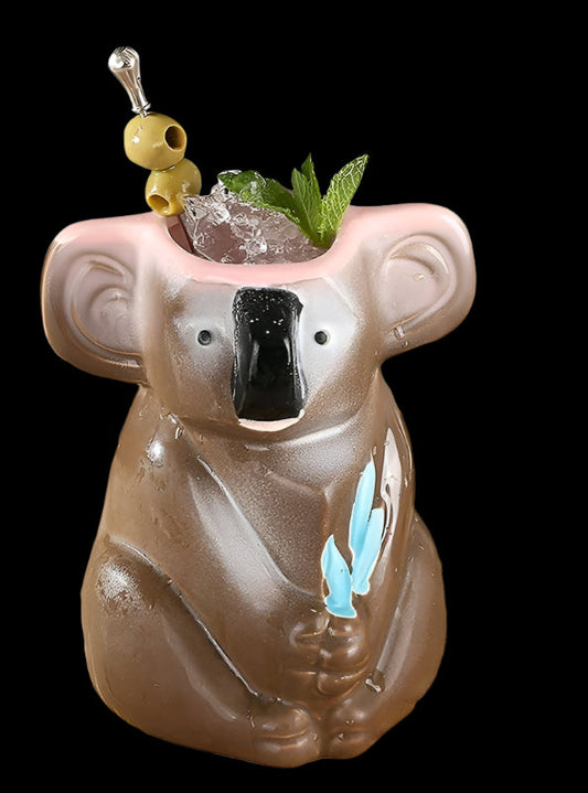 Brown Bear Koala Hawaii Ceramic Tiki Cup