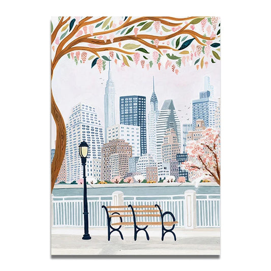 Tower view - Travel Art Print Poster