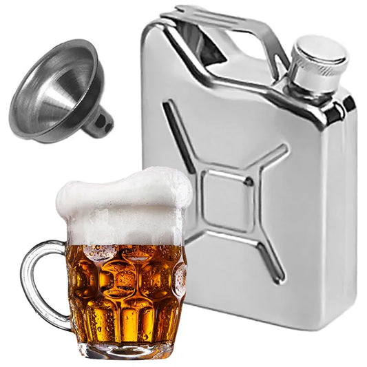 5 oz Jerry Can Hip Flask with Funnel