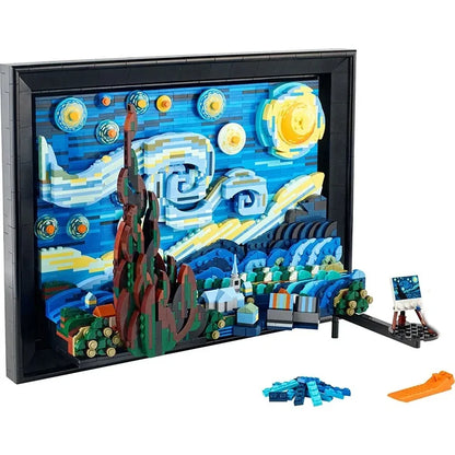2316 PCS Vincent Van Gogh 'The Starry Night' Art Craft Assemble Bricks