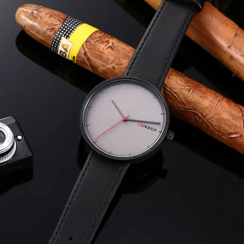 Nordic Black Quartz Timepiece