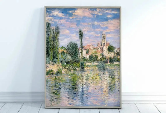 Vetheuil in summer - Claude Monet Abstract Art Print