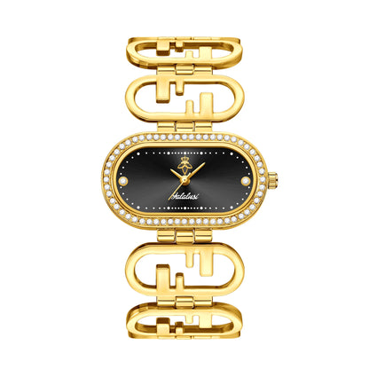 Yalalusi Oval Link Watch - Black
