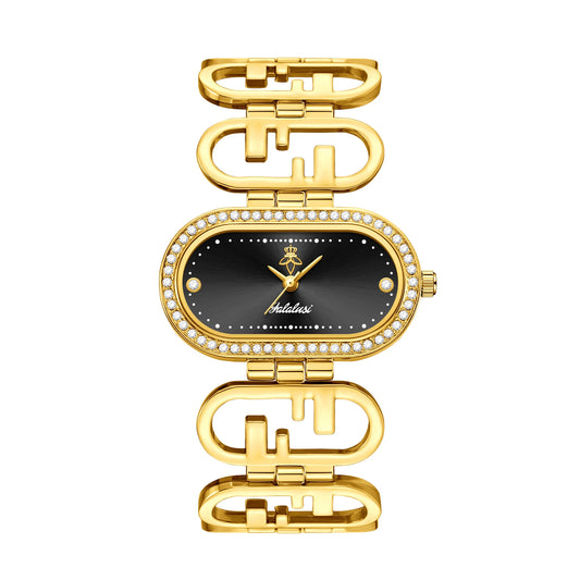 Yalalusi Oval Link Watch - Black