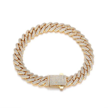 Cubic Zirconia Cuban Link Bracelets