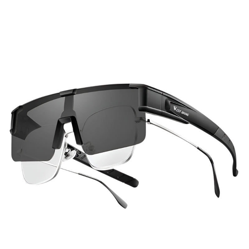 Large Frame Polarised Glasses with Prescription Fit