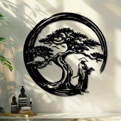 Metal Bonsai Tree Wall Art