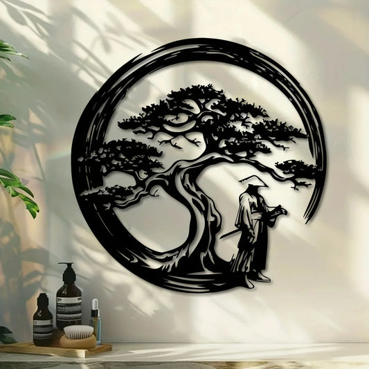 Metal Bonsai Tree Wall Art
