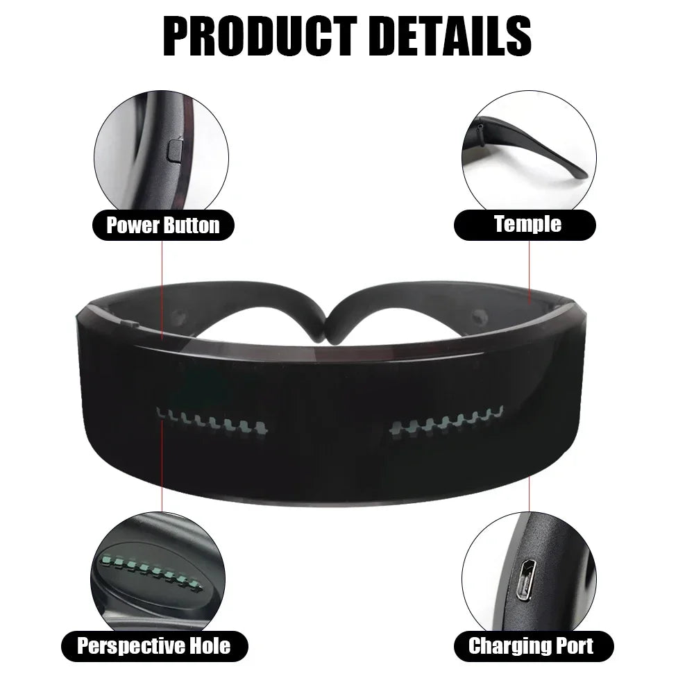 LED Bluetooth Glasses