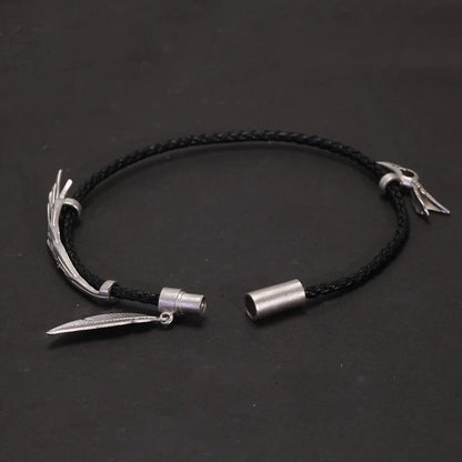 Silver Wax Rope Bracelets