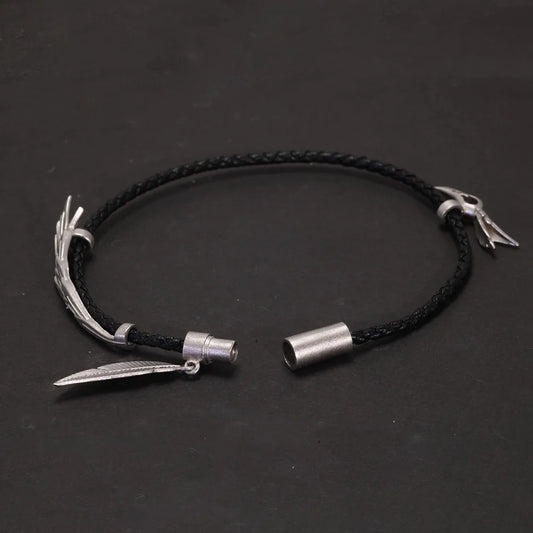 Silver Wax Rope Bracelets