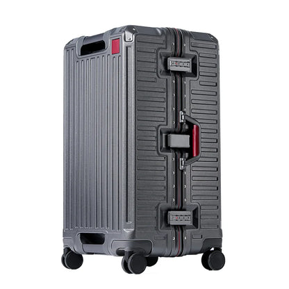 Wide Handle Reinforced Suitcase