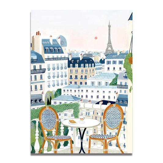 Paris - Travel Art Print Poster