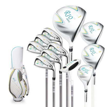 RIO 2016 Steel/Carbon 4/11pcs Golf Club Sets with Golf Bag