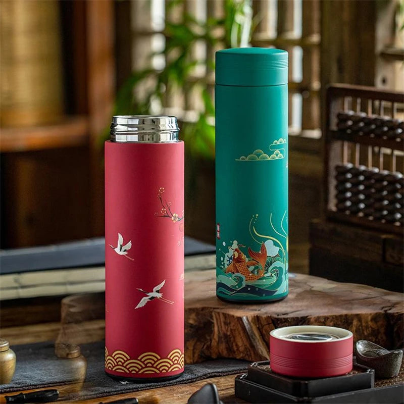 500ML Filtered Stainless Steel Thermos Cup