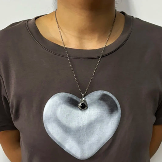 Agate Money Bag Pendant & Necklace