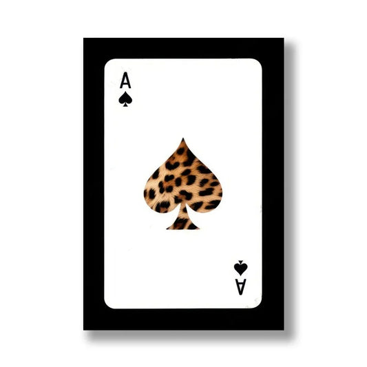 Ace of Spades Canvas Print