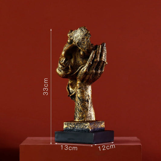 Brass Sleep - The Half Faced Sculpture