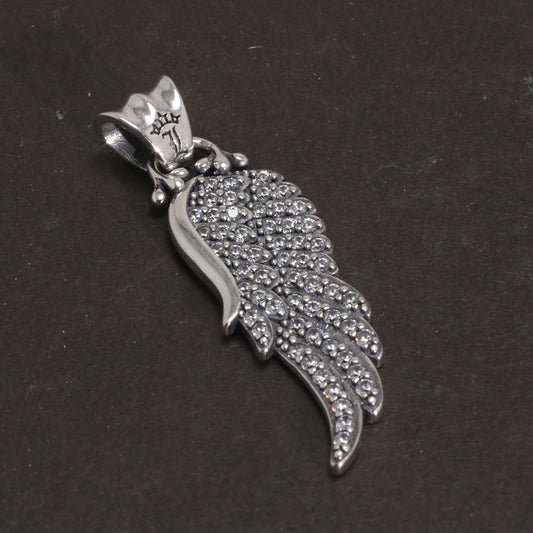 Silver Angel Wing Pendant