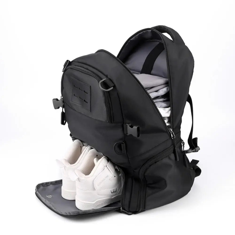 Large Capacity Sports Backpack with Shoe Compartment