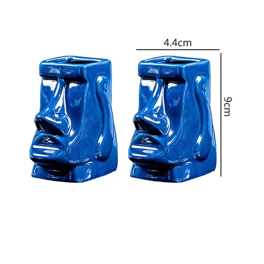 Blue Mini Tiki Cup Sets