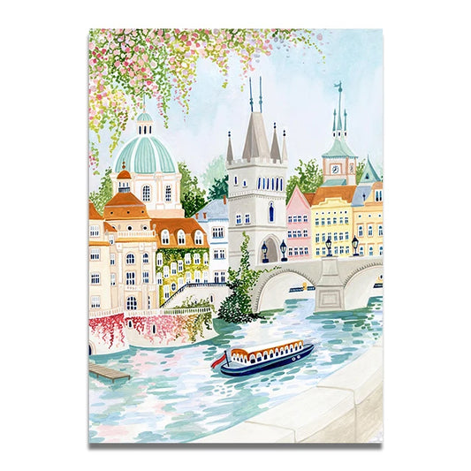 A bridge - Travel Art Print Poster