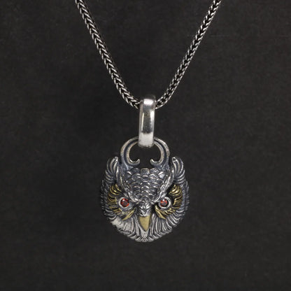 Red Owl Necklace