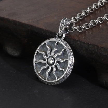 Sun Amulet Pendant Necklace & Pendant