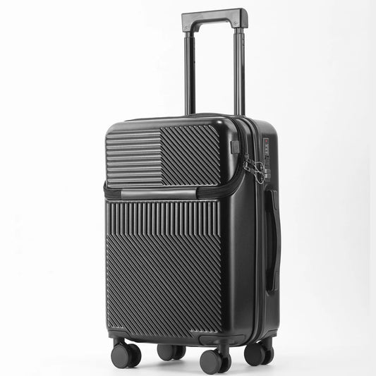 Black Lightweight & Compact Stylish Suitcase