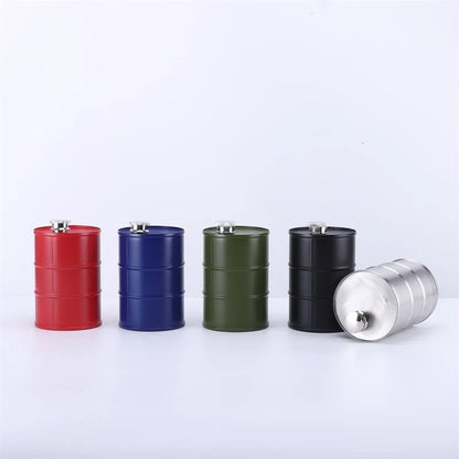 25oz Oil Drum Hip Flask