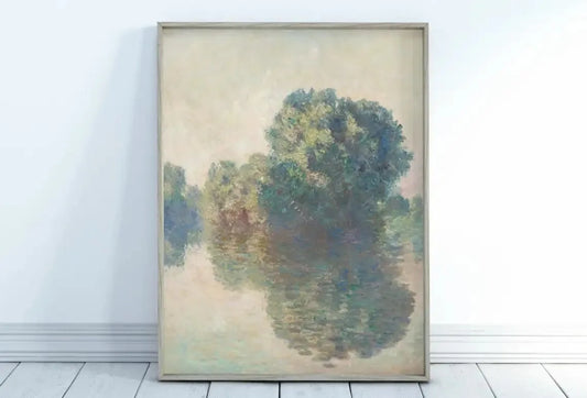 The Seine at Giverny - Claude Monet Abstract Art Print