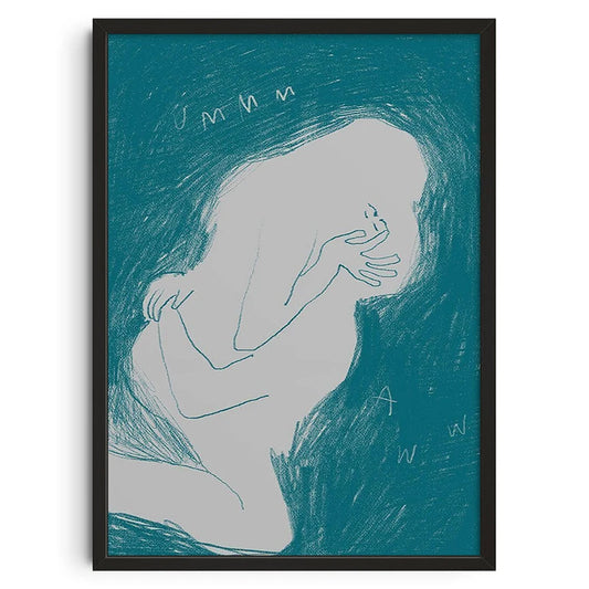 Passion - Vintage Retro Abstract Print Poster