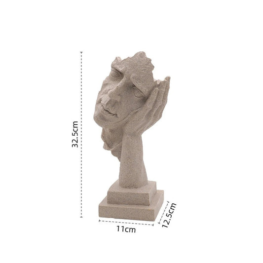 Beige Sleep - The Half Faced Sculpture