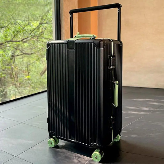 Black & Green Off-Road Wheel Suitcase