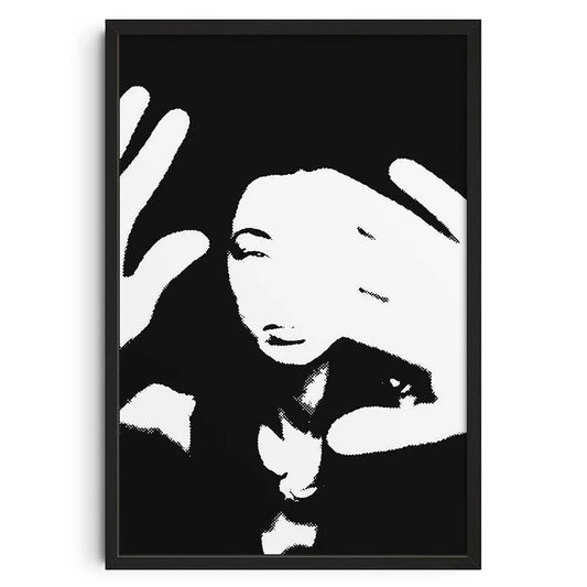 Candid - Vintage Retro Abstract Print Poster
