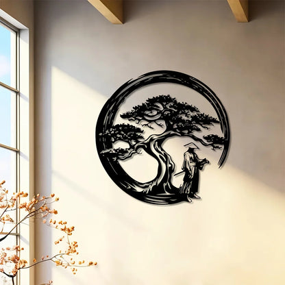 Metal Bonsai Tree Wall Art