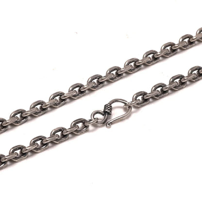 45cm Sterling Silver Viking Link Chain