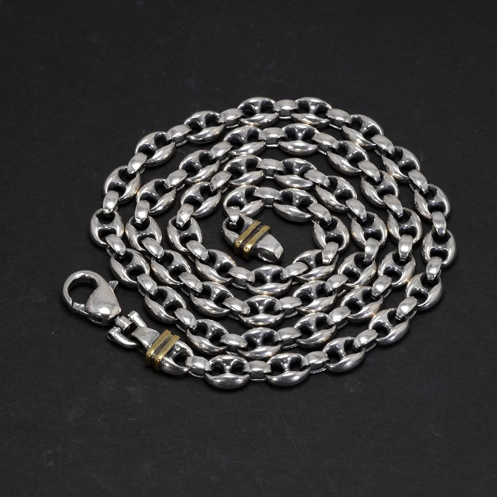 Solid 925 Sterling Silver Coffee Bean Necklaces & Bracelets