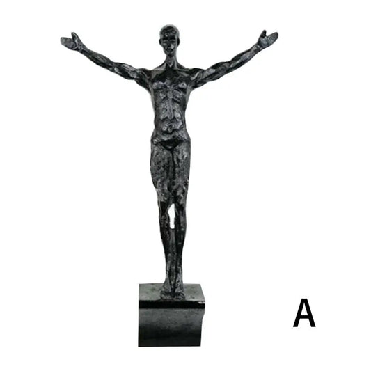 The Showman - Rock Climber Wall Sculptures