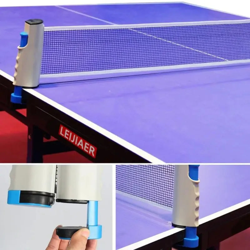 Retractable Table Tennis Net, Balls & Paddles Set