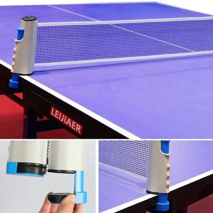 Retractable Table Tennis Net, Balls & Paddles Set