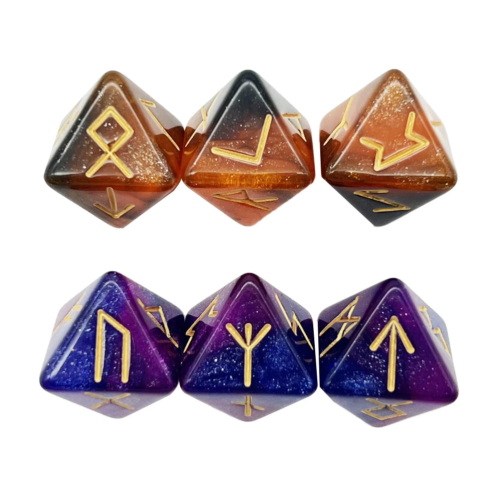 3Pcs Astrology Dice | D8 + D12